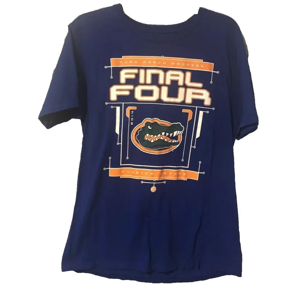 Adidas Florida Gators 2014 Final Four T Shirt Mens Large NCAA March Madness